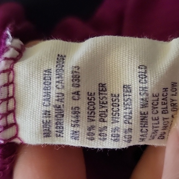 AMERICAN EAGLE OUTFITTERS medium purple jegging tee half sleeve - Picture 4 of 4